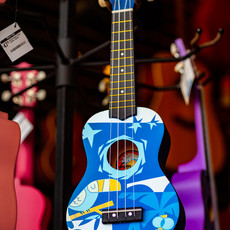 Amahi Amahi Soprano Ukulele with Blue Bird Design