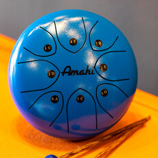Amahi Amahi 8" Steel Tongue Drum (Blue)