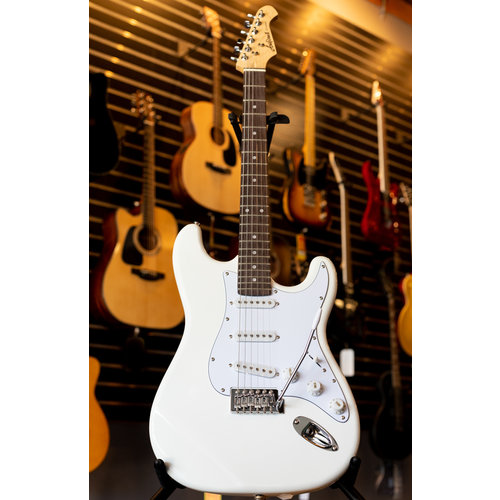 Aria Aria Pro II STG Series Electric Guitar - White Aria Aria Pro II STG Series Electric Guitar - White