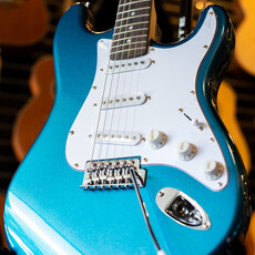 Aria Aria Pro II STG Series Electric Guitar (Metallic Blue)