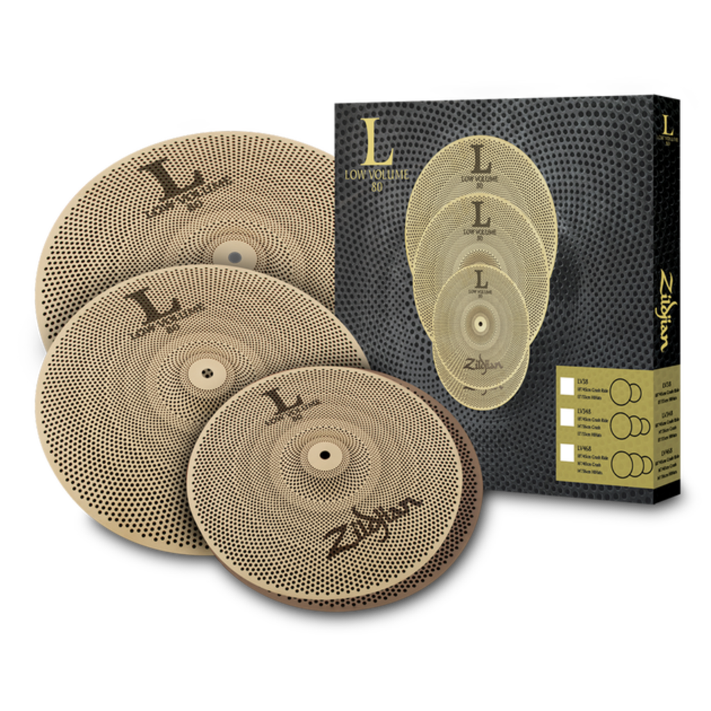 Zildjian Zildjian Low Volume L80 14/16/18 Cymbal Set
