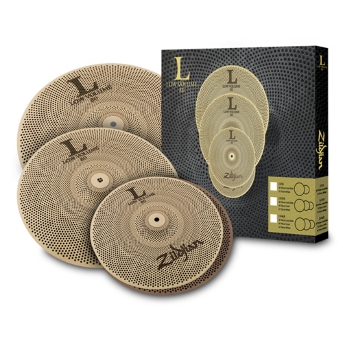 Zildjian Zildjian Low Volume L80 14/16/18 Cymbal Set Zildjian Zildjian Low Volume L80 14/16/18 Cymbal Set