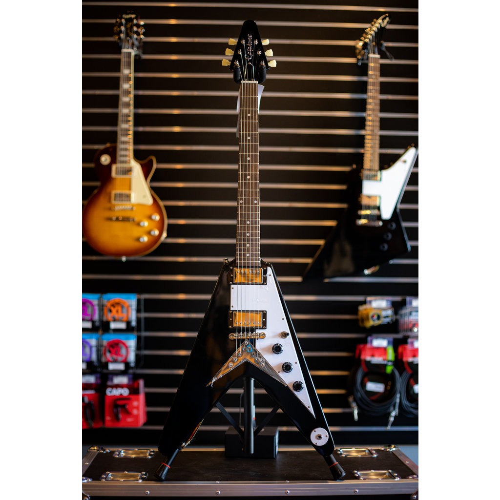 Epiphone Epiphone Flying V Electric Guitar (Ebony) (In-Store Pickup Only)