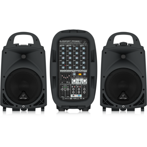 Behringer Europort PPA500BT 6-channel Portable PA System with Bluetooth Behringer Europort PPA500BT 6-channel Portable PA System with Bluetooth
