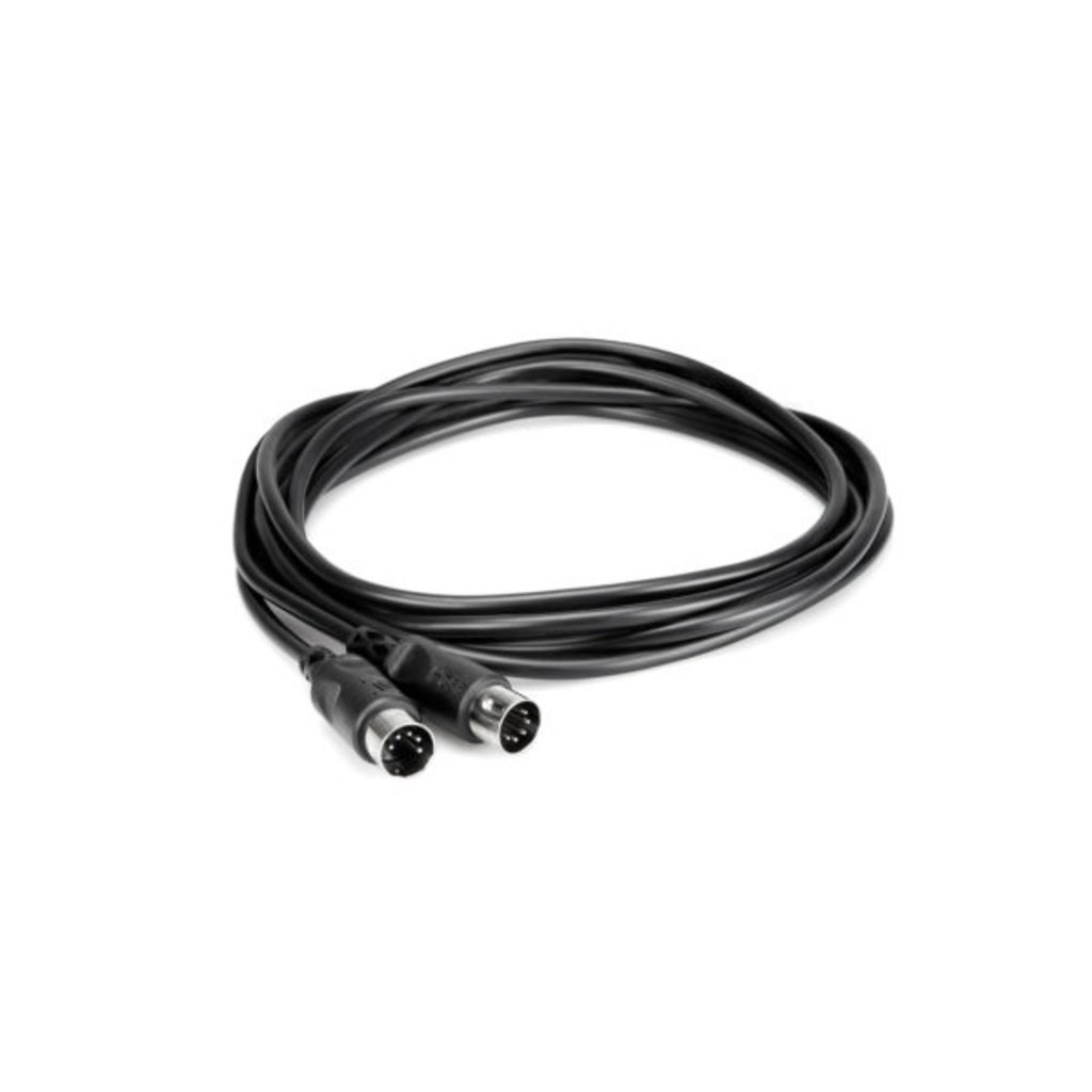Hosa MIDI Cable, 5-pin DIN To Same 10ft
