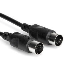 Hosa MIDI Cable, 5-pin DIN To Same 10ft