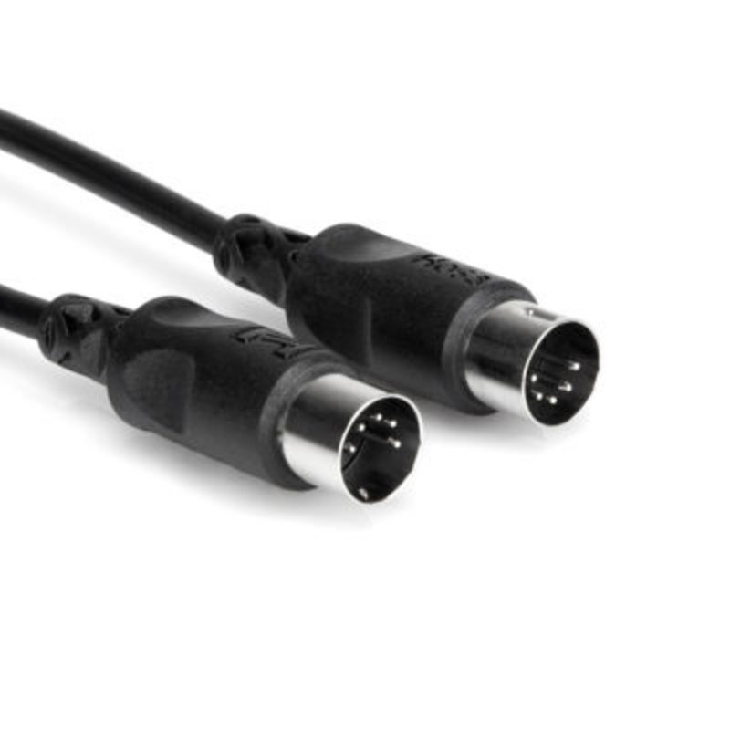 Hosa MIDI Cable, 5-pin DIN To Same 10ft