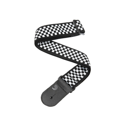 D'Addario D'Addario Woven Guitar Strap, Check Mate D'Addario D'Addario Woven Guitar Strap, Check Mate