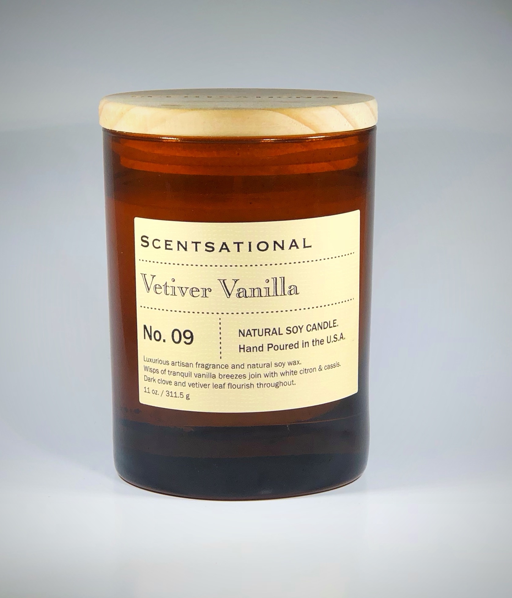 Scentsational Apothecary - Vetiver Vanilla No. 09 Candle
