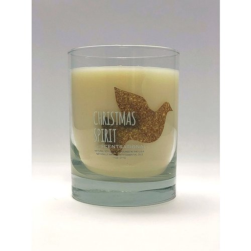 Scentsational Christmas Spirit Candle w/ Snowflake Bag Scentsational Christmas Spirit Candle w/ Snowflake Bag
