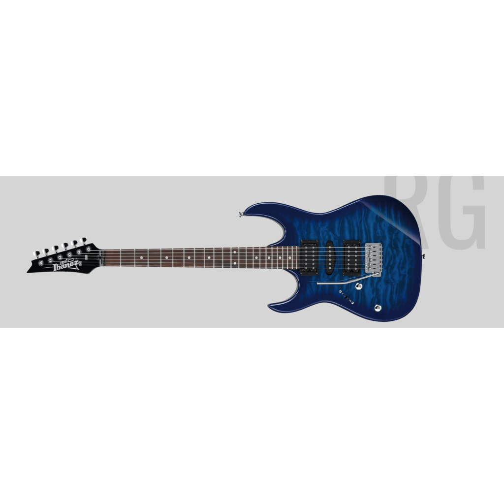 Ibanez Ibanez Gio GRX70 Electric Guitar [Left Handed] (Transparent Blue Burst)