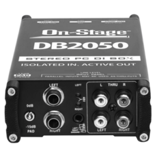 On-Stage On-Stage Active Stereo Multimedia DI Direct Box