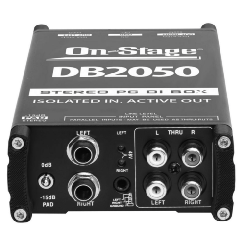 On-Stage On-Stage Active Stereo Multimedia DI Box On-Stage On-Stage Active Stereo Multimedia DI Box