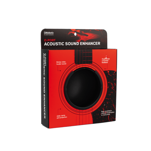 D'Addario D'Addario O-Port Sound Enhancement for Acoustic Guitar, Large, Black D'Addario D'Addario O-Port Sound Enhancement for Acoustic Guitar, Large, Black