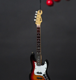 Axe Heaven Fender Jazz Bass Sunburst - 6" Holiday Ornament