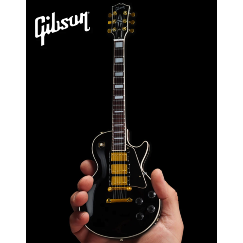 Axe Haven Gibson Les Paul Custom Ebony 1:4 Scale Mini Guitar Model Axe Haven Gibson Les Paul Custom Ebony 1:4 Scale Mini Guitar Model