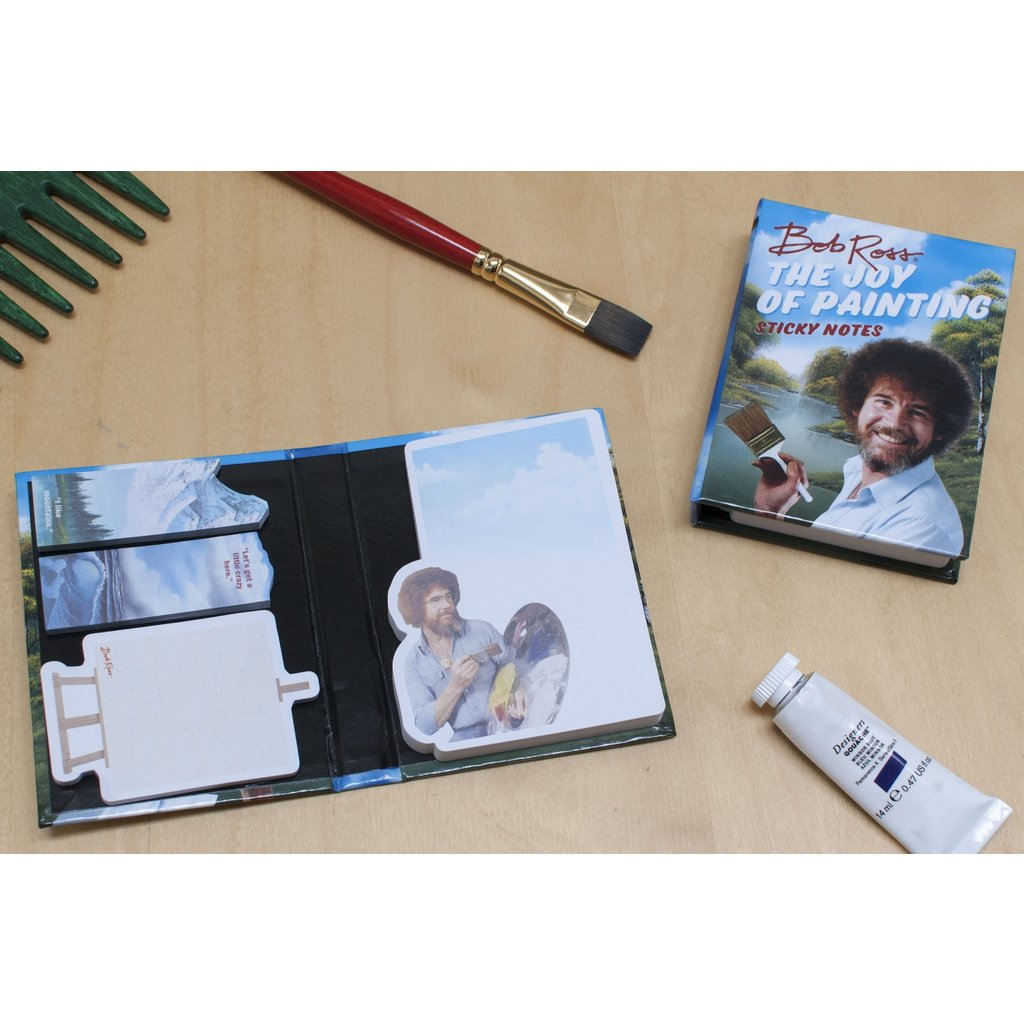 The Unemployed Philosophers Guild Bob Ross Sticky Notes