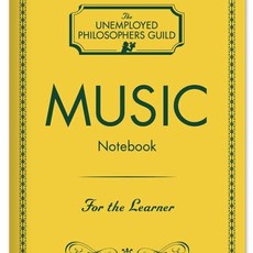 The Unemployed Philosophers Guild Music Staff Paper Notebook