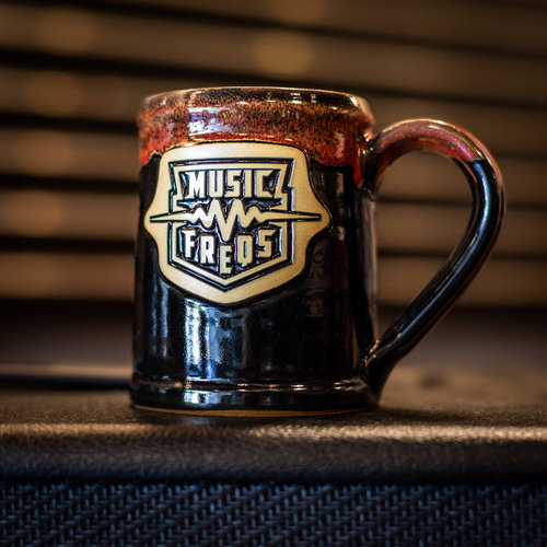Music Freqs Handmade Mug Music Freqs Handmade Mug