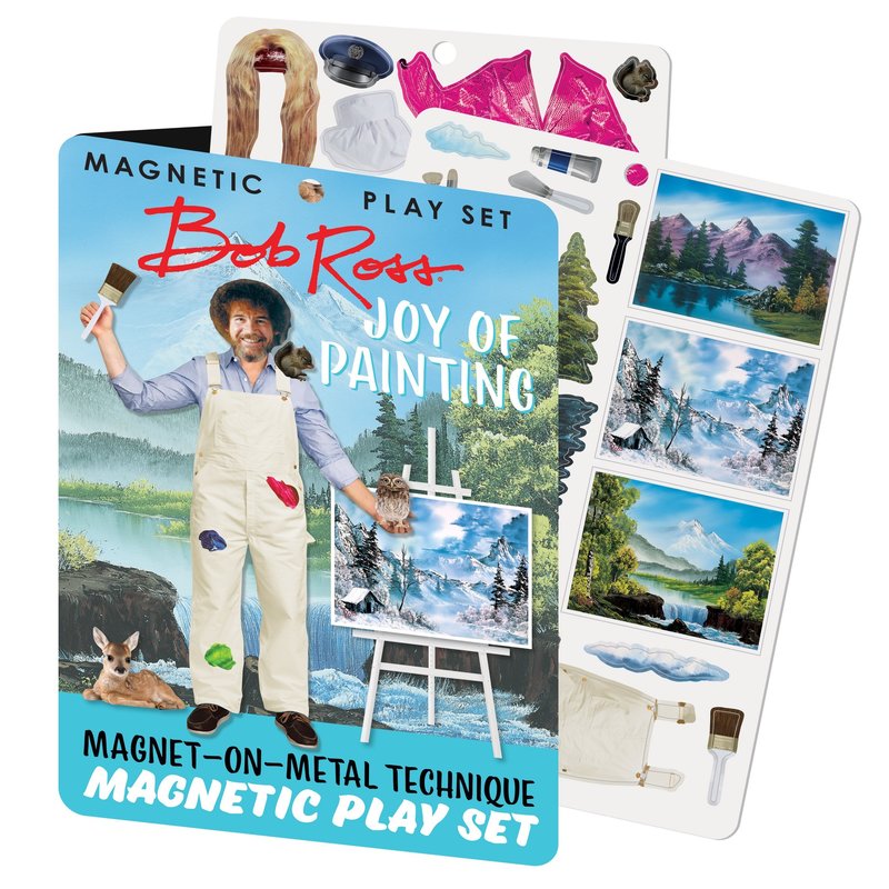 The Unemployed Philosophers Guild "Joy of Painting" Bob Ross Magnetic Set