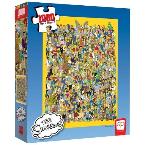 The Op Puzzle: Simpsons Cast (1,000 piece)
