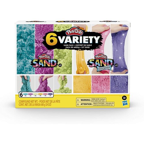 Hasbro Play Dough Sand Variety Pack (6) Hasbro Play Dough Sand Variety Pack (6)