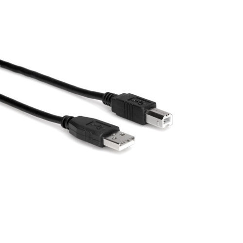 Hosa High Speed USB Cable Type A to Type B, 15ft Hosa High Speed USB Cable Type A to Type B, 15ft