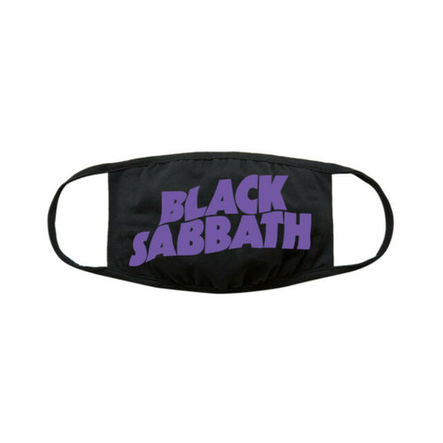 Monostereo Black Sabbath Wavy Logo Face Covering Monostereo Black Sabbath Wavy Logo Face Covering