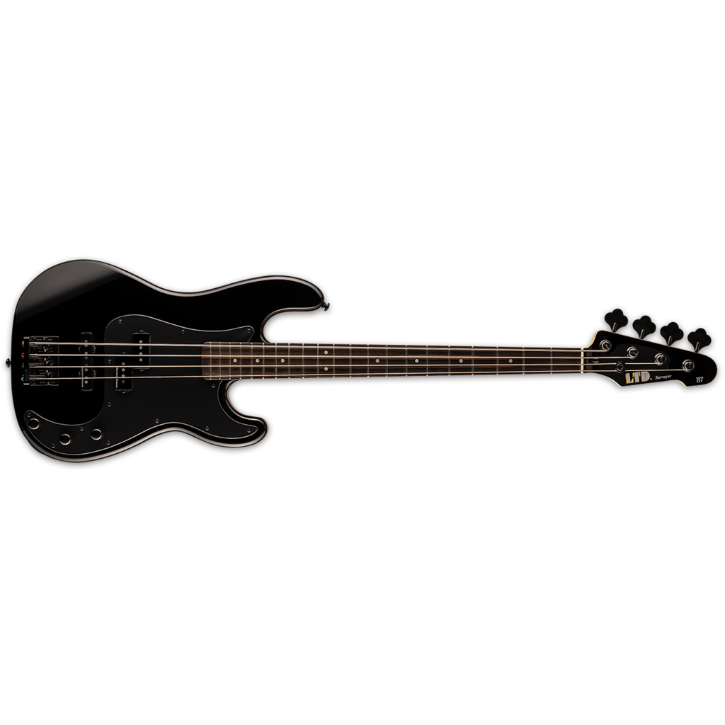 ESP/LTD LTD Surveyor '87 Electric Bass (Black)