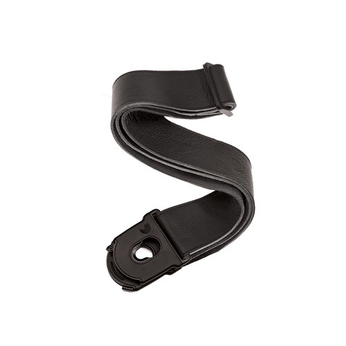 D'Addario 50mm Planet Lock Leather Black Guitar & Bass Strap D'Addario 50mm Planet Lock Leather Black Guitar & Bass Strap