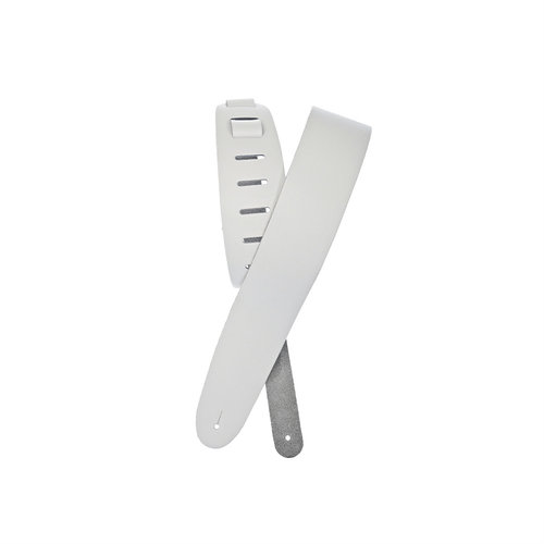 D'Addario D'Addario Basic Classic Leather Guitar Strap White D'Addario D'Addario Basic Classic Leather Guitar Strap White
