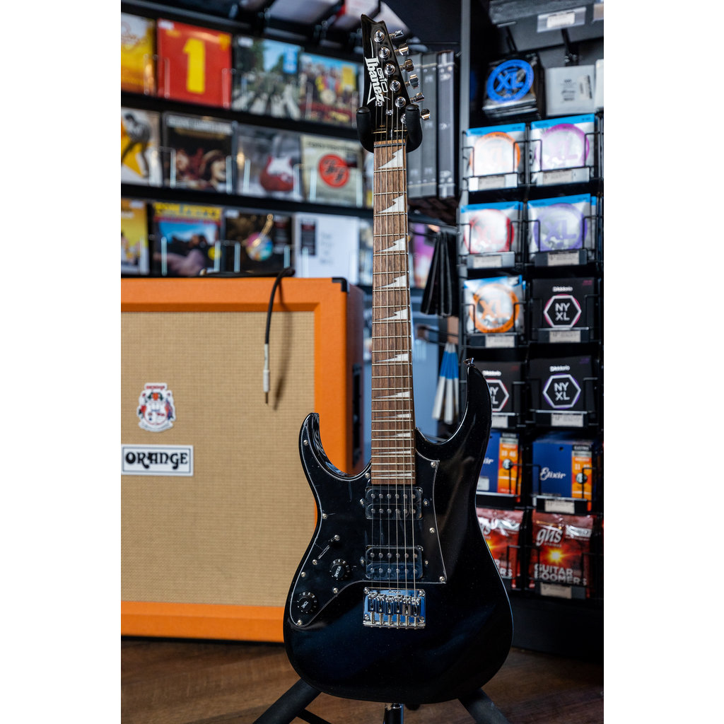 Ibanez Ibanez Mikro Gio RG21 Left Handed Electric Guitar, Black