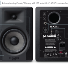 M-AUDIO M-AUDIO BX5 D3 5" Powered Studio Reference Monitor