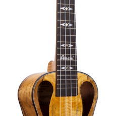 Amahi Amahi African Burl Concert Ukulele with Electronics