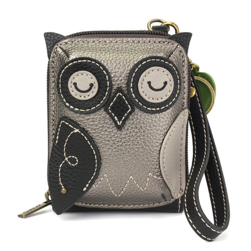 Chala Credit Card Holder / Wallet Wristlet - Owl Chala Credit Card Holder / Wallet Wristlet - Owl