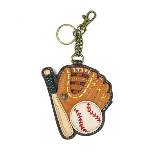Chala Coin Purse / Key Fob - Baseball Chala Coin Purse / Key Fob - Baseball