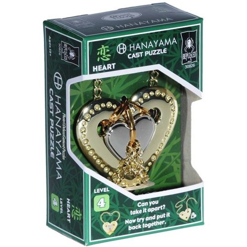 Bepuzzled Puzzle: Hanayama: Heart Level 4 Bepuzzled Puzzle: Hanayama: Heart Level 4