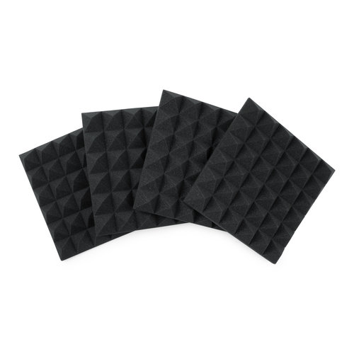Gator Frameworks Gator Frameworks 12"x12"x2" Acoustic Pyramid Panels (4 Pack) - Charcoal Gator Frameworks Gator Frameworks 12"x12"x2" Acoustic Pyramid Panels (4 Pack) - Charcoal