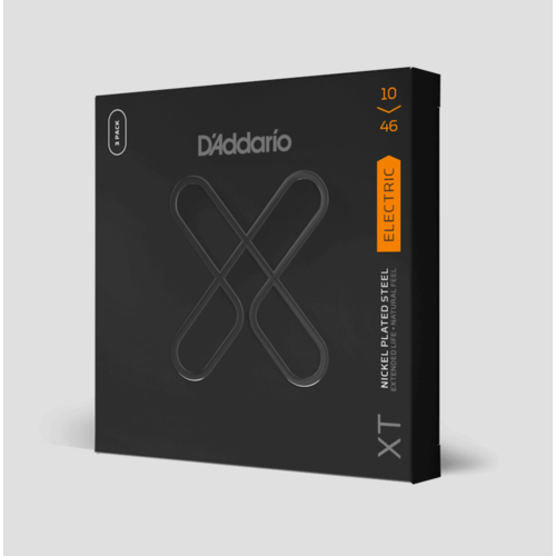 D'Addario D'Addario XT Electric Nickel Plated Steel Electric Guitar Strings 10-46 (3 Pack) D'Addario D'Addario XT Electric Nickel Plated Steel Electric Guitar Strings 10-46 (3 Pack)