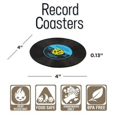 45 Single Record Coasters