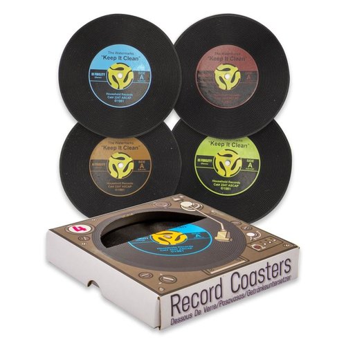"45" Single Record Coasters (4 pack)
