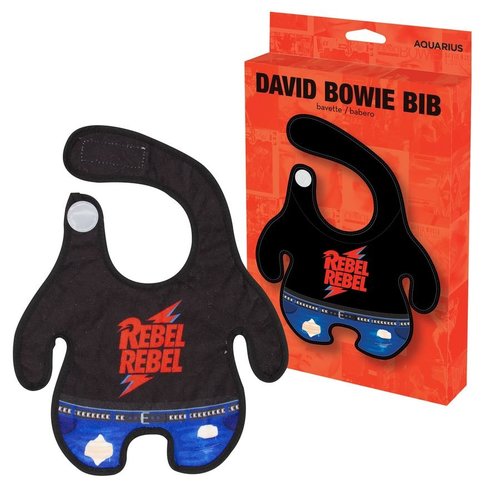David Bowie "Rebel Rebel" Baby Bib David Bowie "Rebel Rebel" Baby Bib