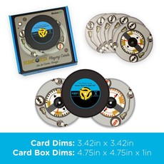 45RPM Record Shaped Playing Cards