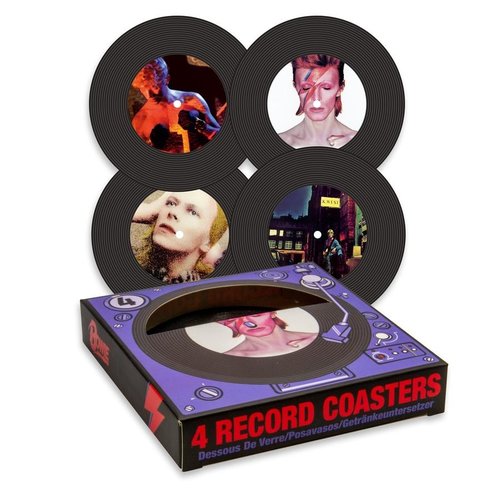 David Bowie Record Coasters (4 pack) David Bowie Record Coasters (4 pack)
