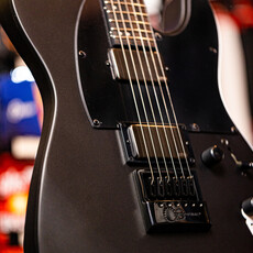 ESP/LTD LTD TE-1000 Electric Guitar with Evertune (Charcoal Metallic Satin)