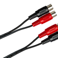 Hosa Dual MIDI Cable, Dual 5-pin DIN to Same (3 meters)