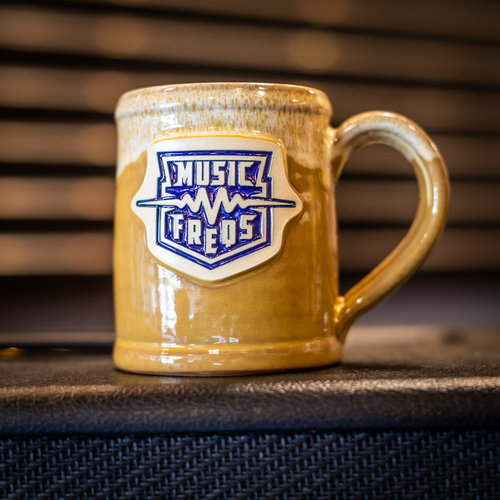 Music Freqs Handmade Mug (Yellow) Music Freqs Handmade Mug (Yellow)