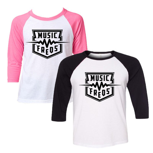 Music Freqs Music Freqs - Baseball T-Shirt (Youth) Music Freqs Music Freqs - Baseball T-Shirt (Youth)