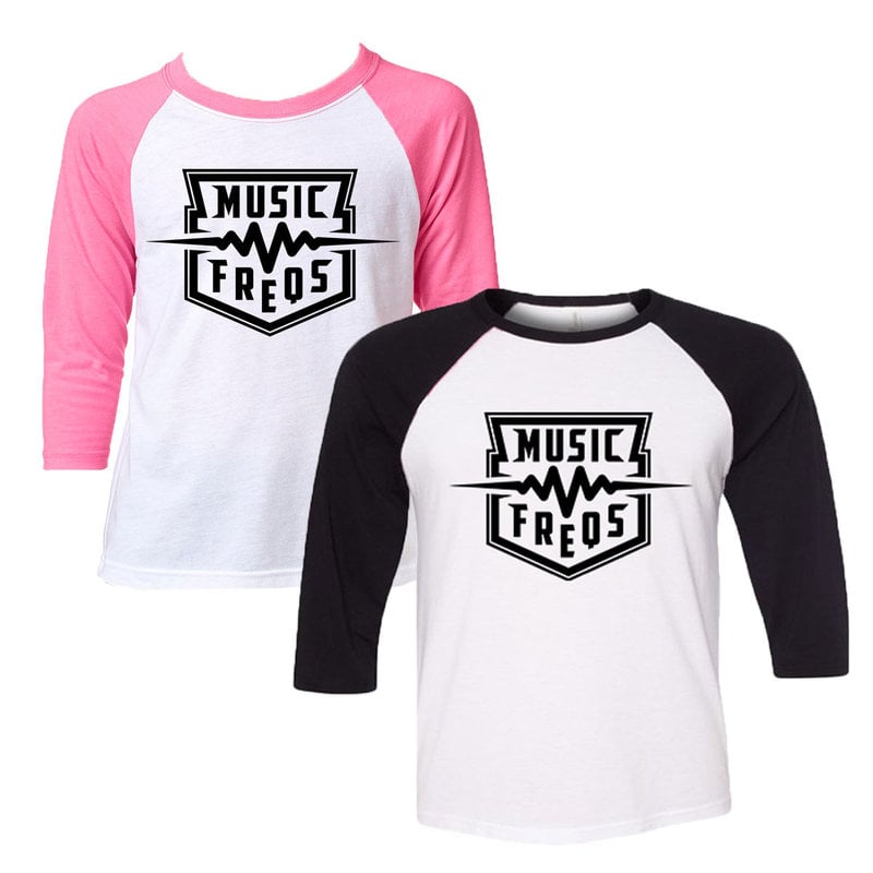 Music Freqs Music Freqs Logo Baseball Tee (Youth)