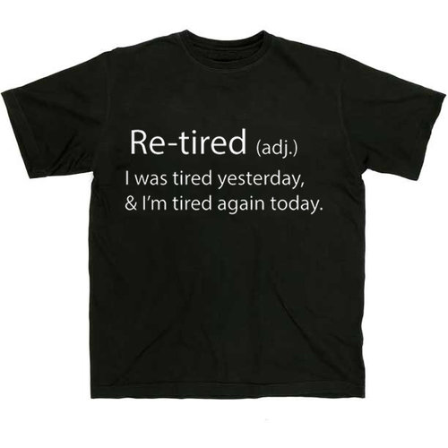 Maverick Tees Retired Men's T-Shirt Maverick Tees Retired Men's T-Shirt
